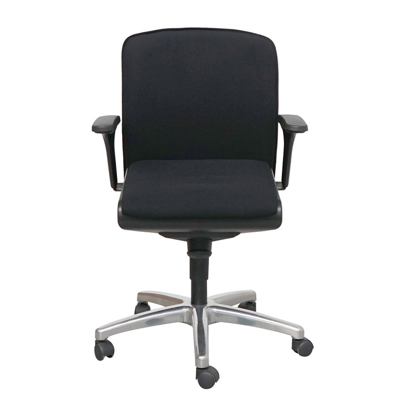 Silla Giratoria en Tela Negra de Steifensand - Montiel