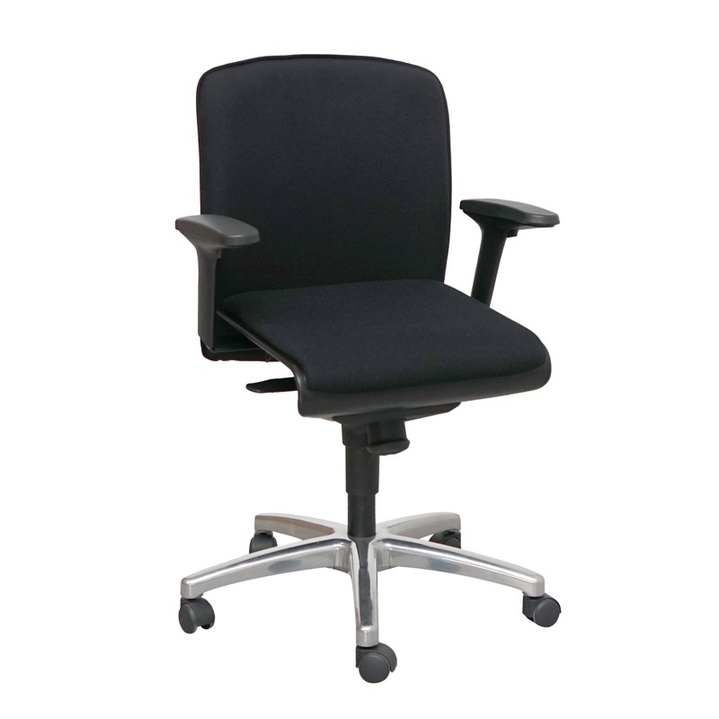 Silla Giratoria en Tela Negra de Steifensand - Montiel