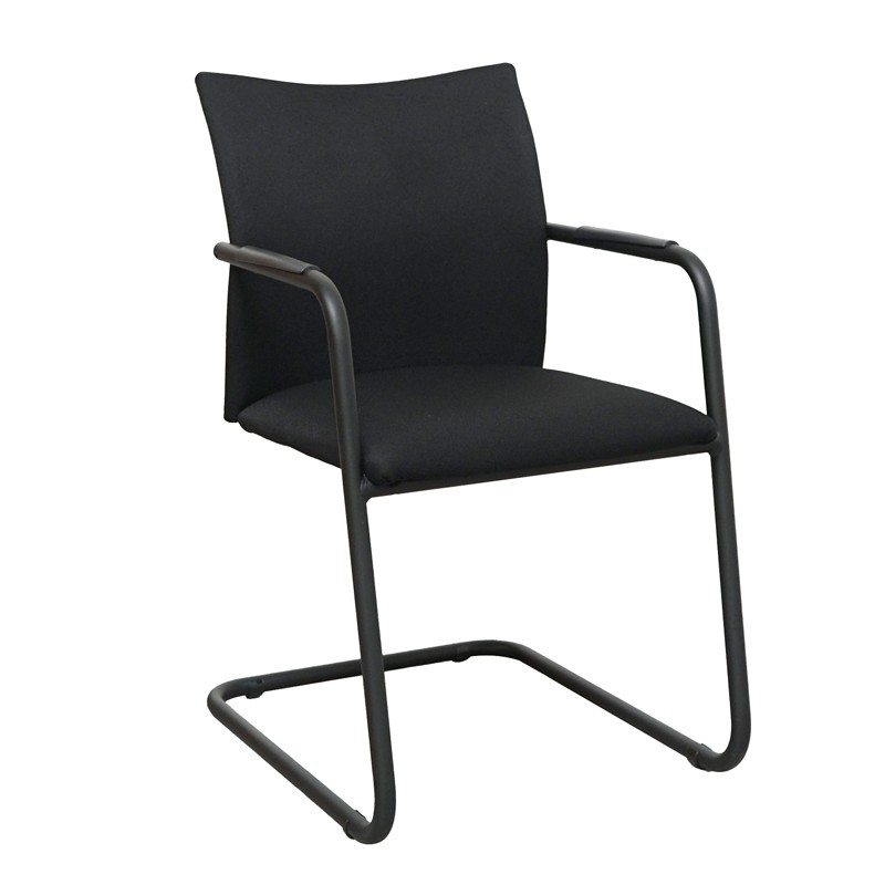 Silla Confidente Patin Negro de Luyando - Montiel