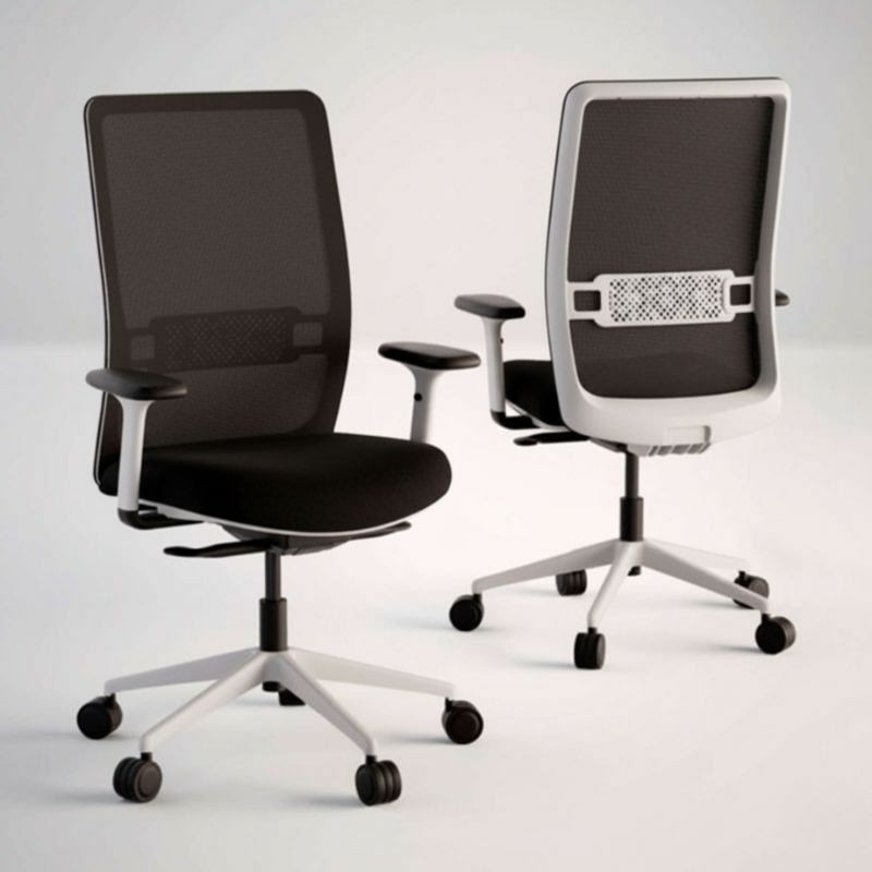 Silla Giratoria Blanca EVOS de Intacor - Montiel