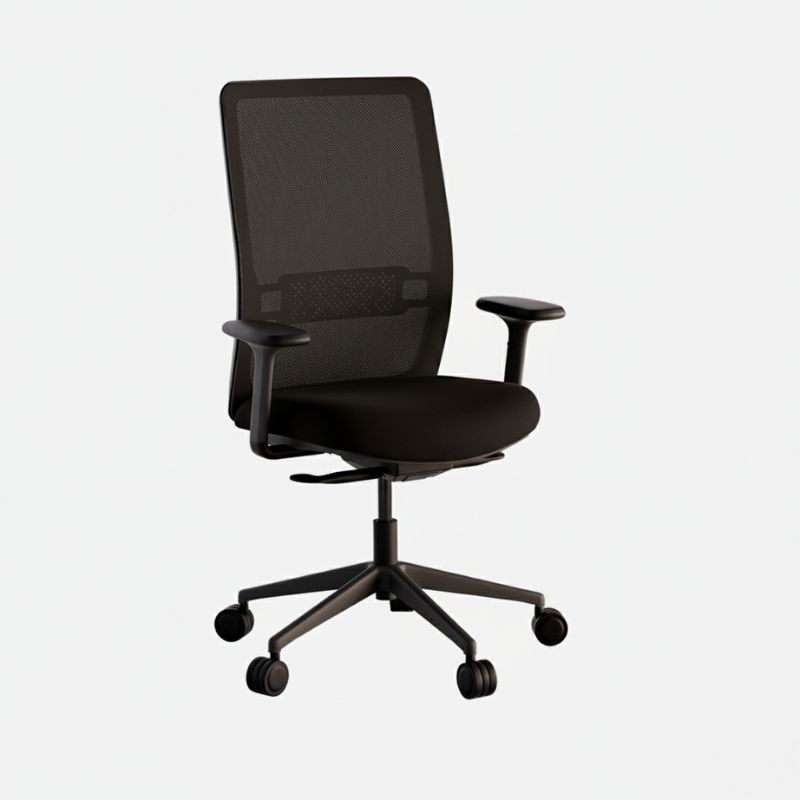 Silla Ergonómica Oficina Negra EVOS de Intacor - Montiel