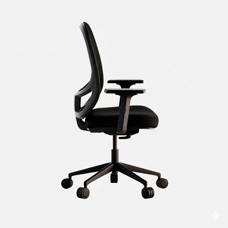 Silla Ergonómica Oficina Negra LUKAT de Intacor - Montiel