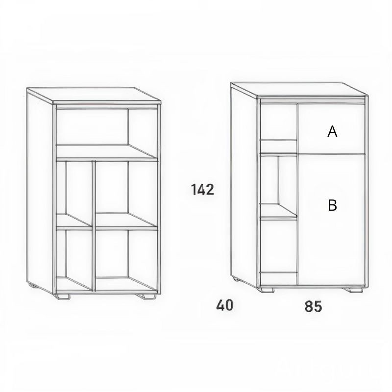 Muebles para Composición de Salón LUX 11 - Montiel