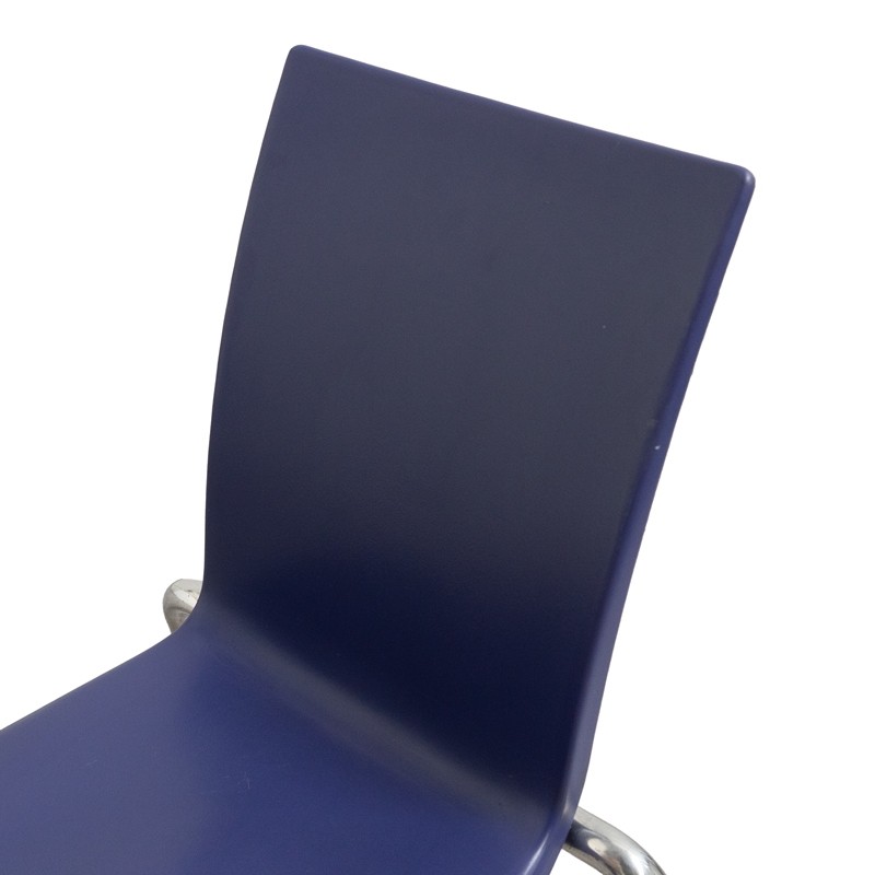 Silla para Salas de Espera Azul 4 Patas de Vitra - Montiel