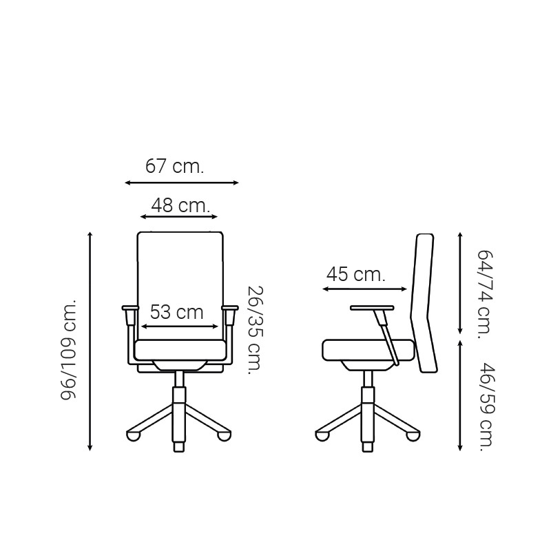 Silla Ergonómica Oficina Blanca 911 de Intacor - Montiel