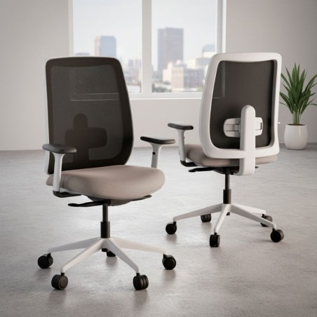 Silla Ergonómica Oficina Blanca 911 de Intacor - Montiel