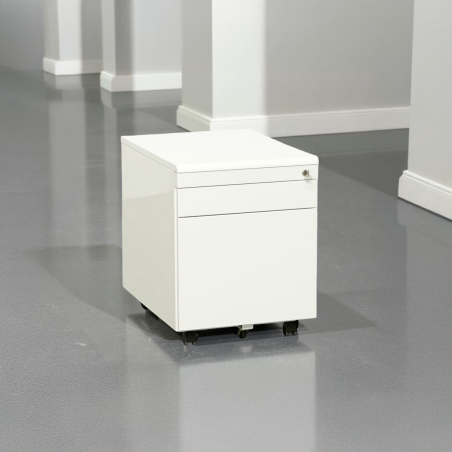 ▷ Cajonera Metálica Archivador de Oficina Blanca - Montiel