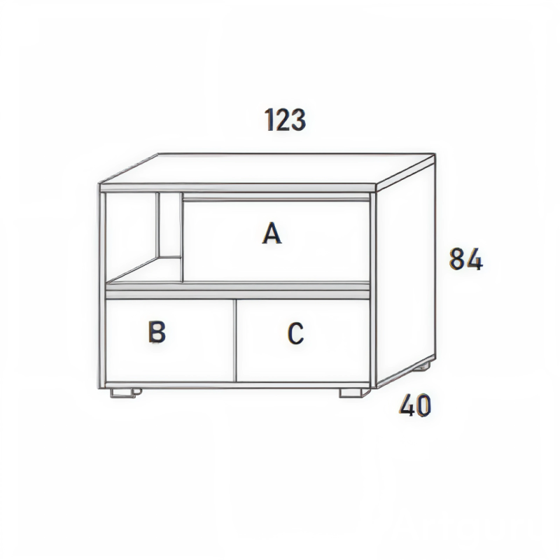 Composición de Muebles para Salón LUX 10 - Montiel