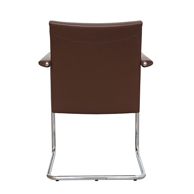 Pack 2 Sillones Símil Piel Marrón MM1733 - Montiel