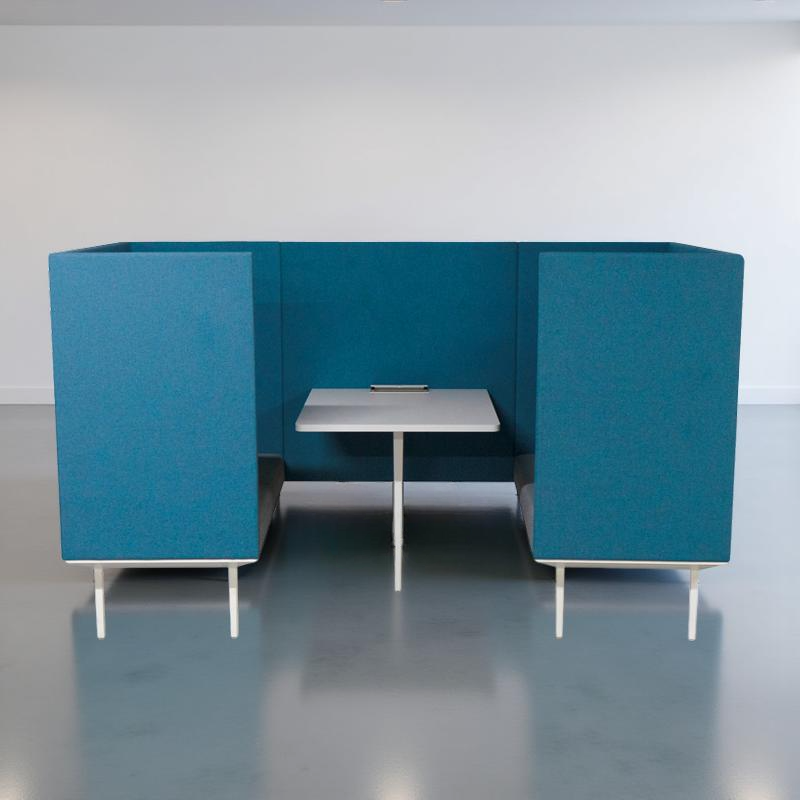 Sofás Dos Asientos con Mesa Central de Actiu - Montiel