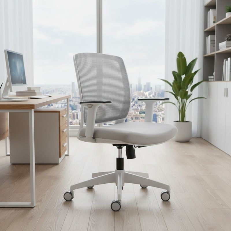 Compra Silla Escritorio Gris Al Mejor Precio - Montiel