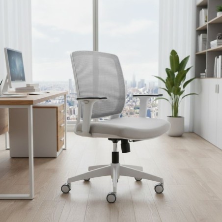 Compra Silla Escritorio Gris Al Mejor Precio - Montiel