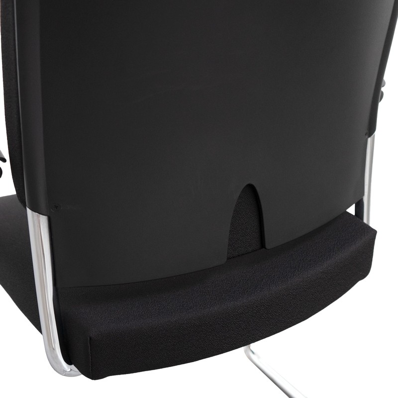 Silla Oficina Negra Patín Metálico de Roder - Montiel