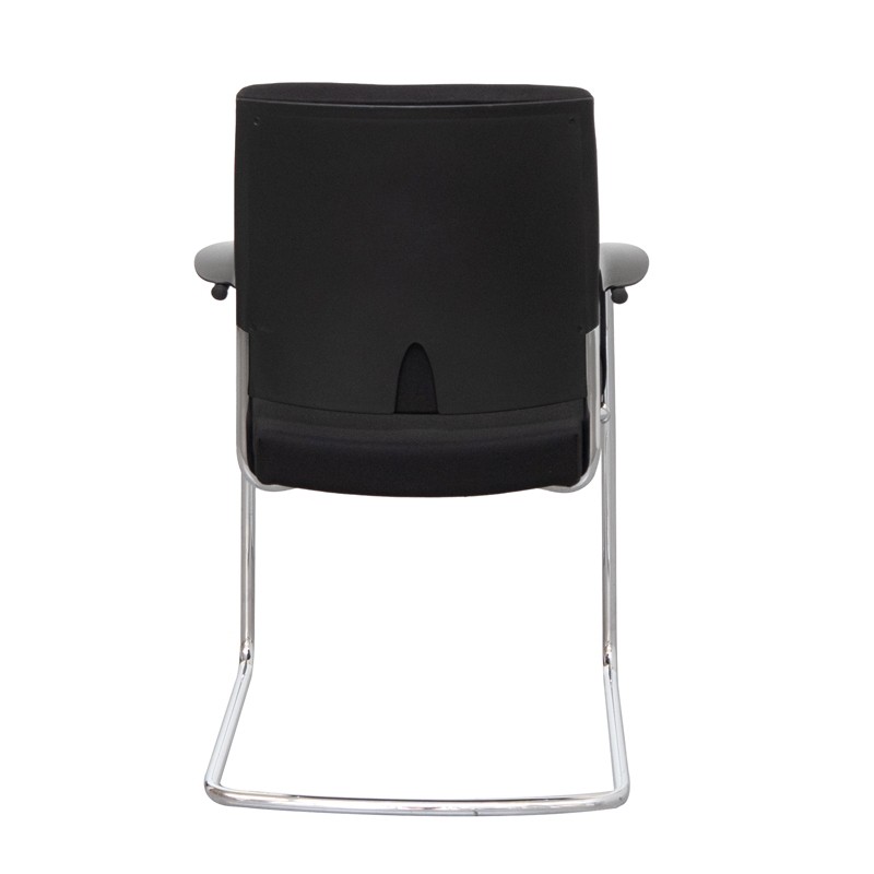 Silla Oficina Negra Patín Metálico de Roder - Montiel