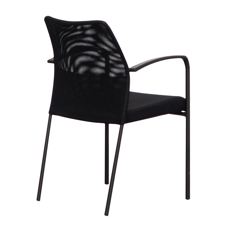 Silla Confidente Negra Fram de Somomar - Montiel