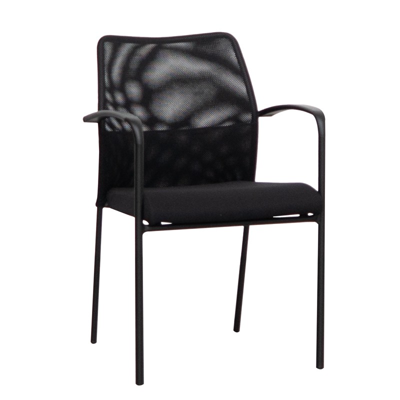 Silla Confidente Negra Fram de Somomar - Montiel