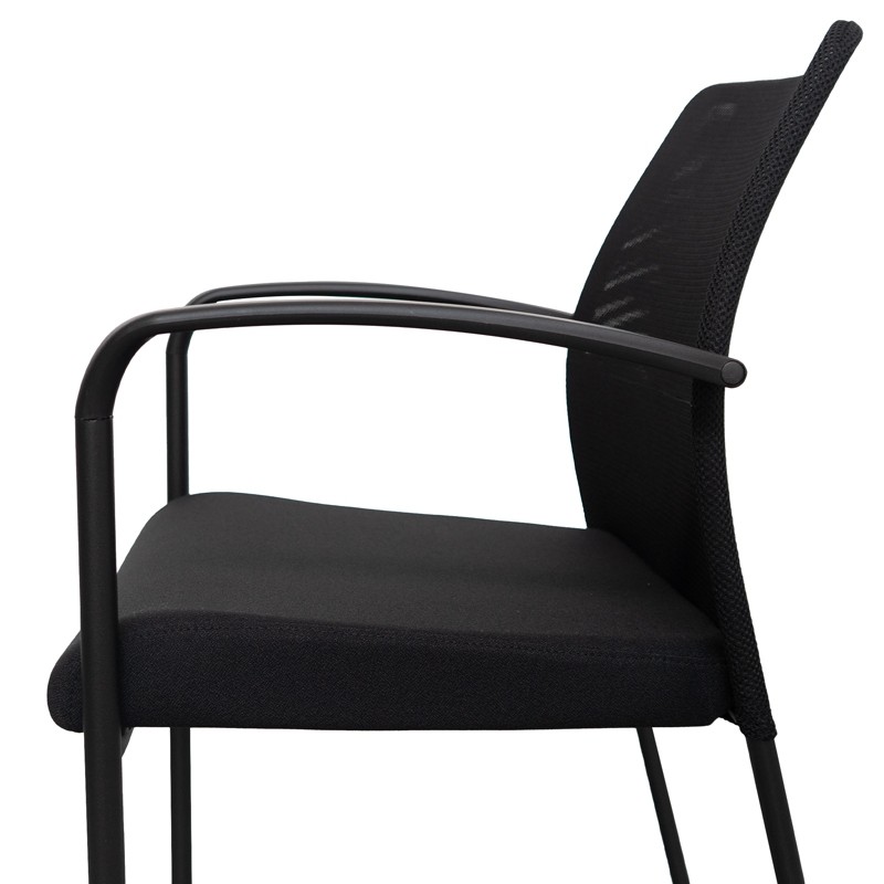 Silla Confidente Negra Fram de Somomar - Montiel