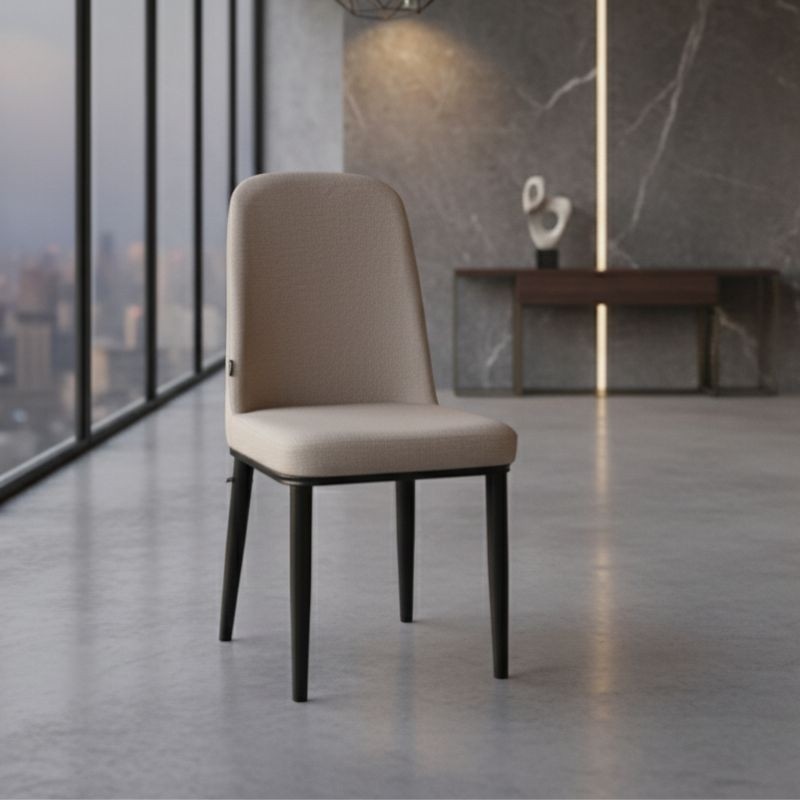 Silla de Recepción Beige Sin Brazos de Bogal - Montiel