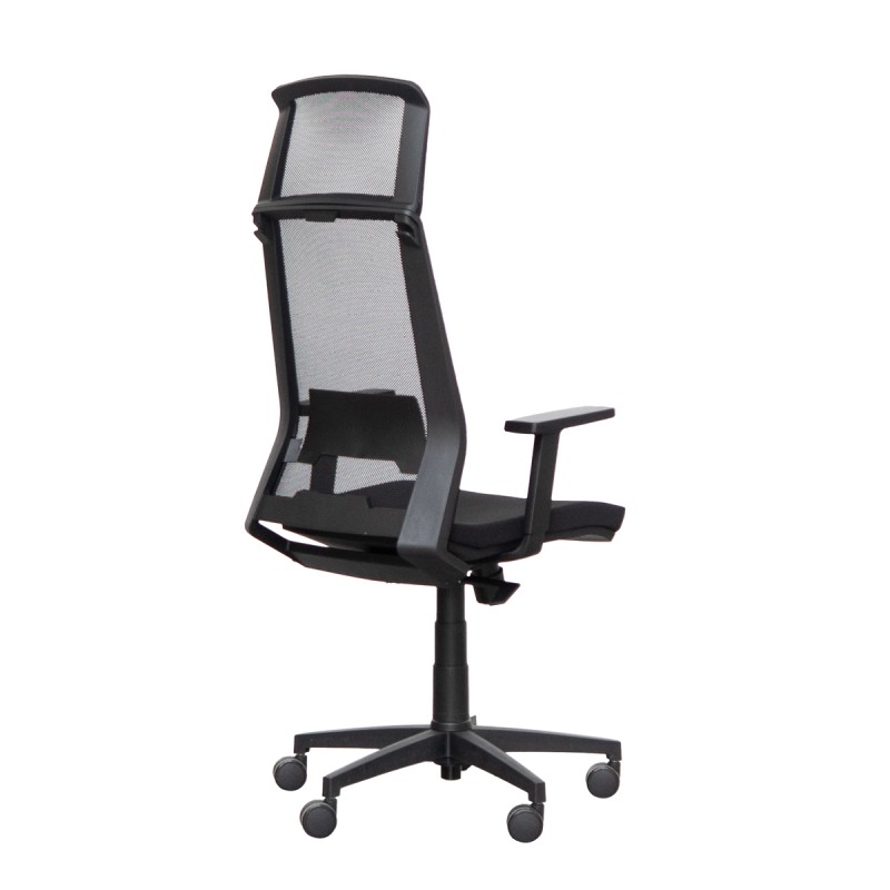 Silla Oficina Ergonómica Negra Duo de Somomar - Montiel