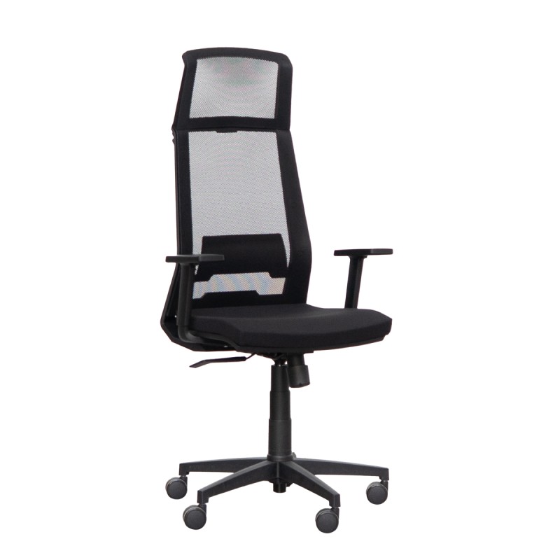 Silla Oficina Ergonómica Negra Duo de Somomar - Montiel