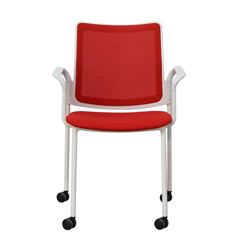 Silla Confidente Malla Roja Urban de Actiu - Montiel