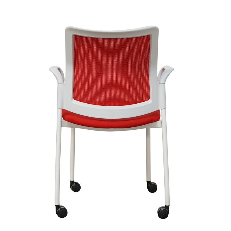 Silla Confidente Malla Roja Urban de Actiu - Montiel