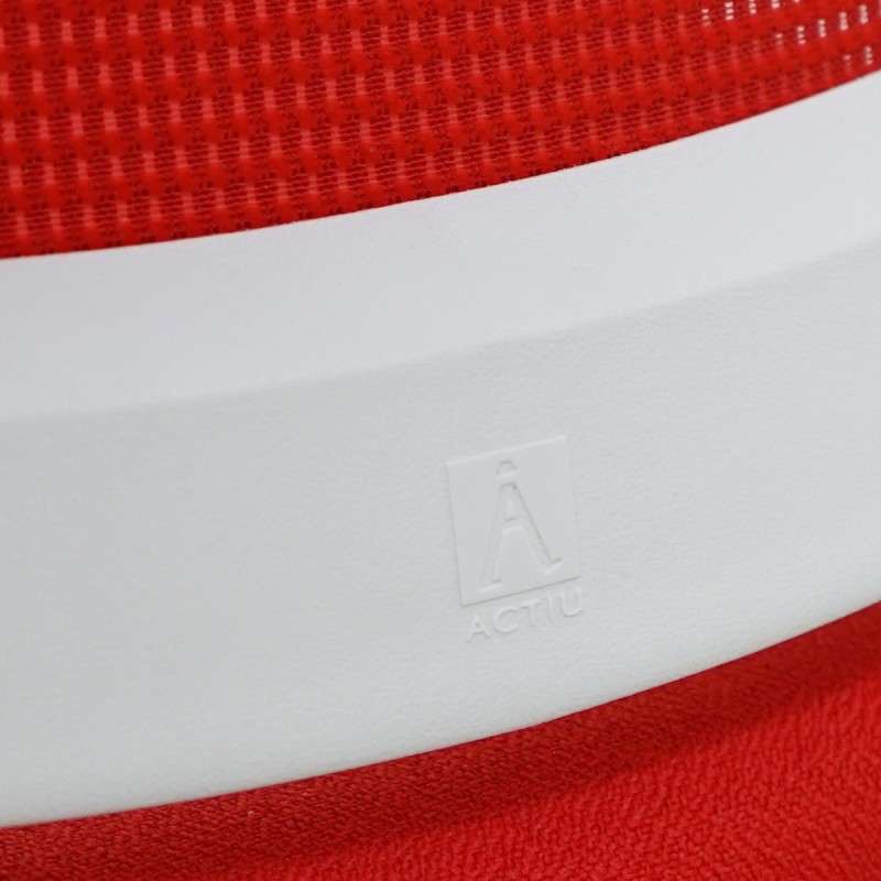 Silla Confidente Malla Roja Urban de Actiu - Montiel