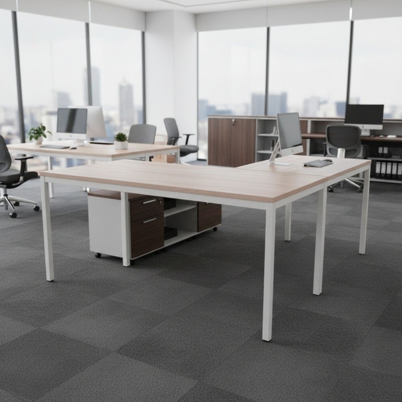 ▷ Mesa Escritorio de Esquina Line de Kesta - Oficinas Montiel