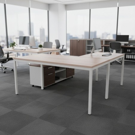 ▷ Mesa Escritorio de Esquina Line de Kesta - Oficinas Montiel