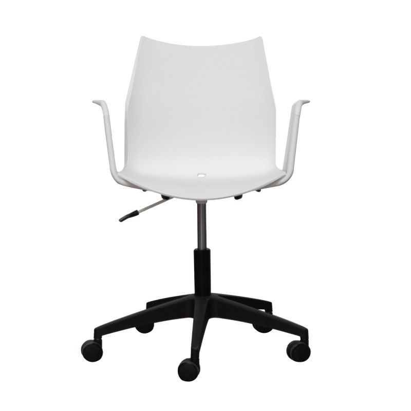 Silla Blanca Giratoria Tenzing de Somomar - Montiel