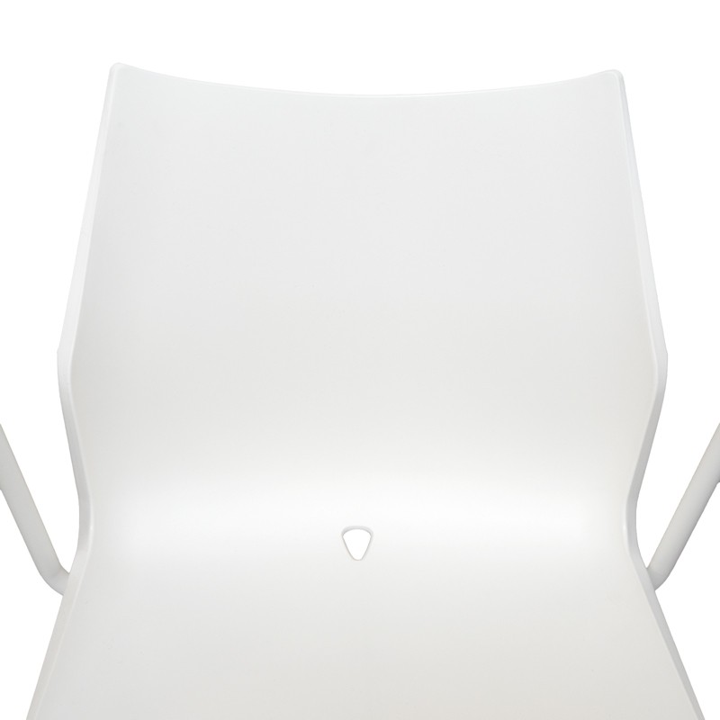 Silla Blanca Giratoria Tenzing de Somomar - Montiel