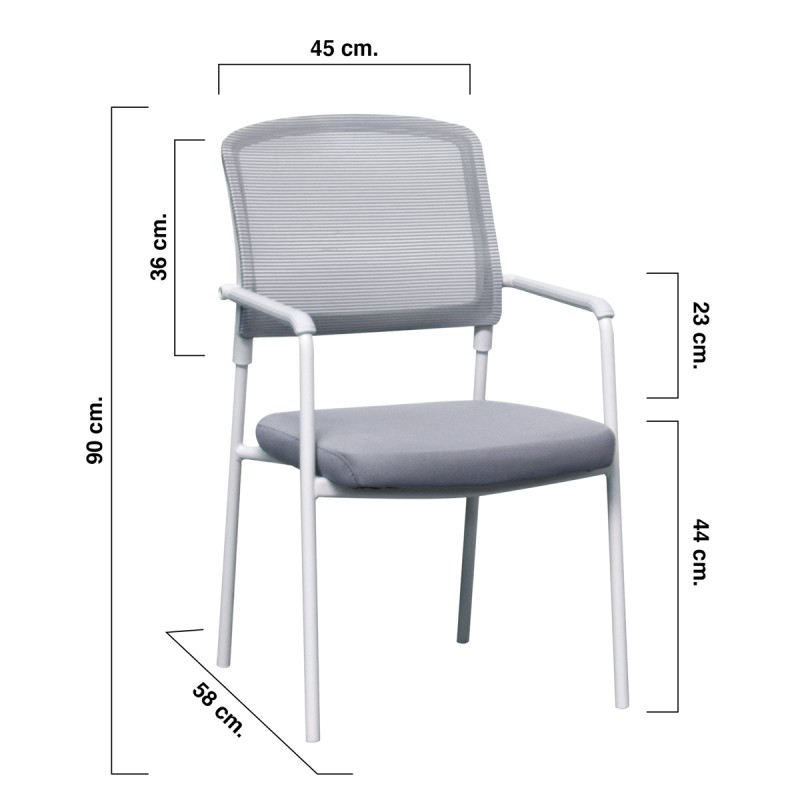Silla Confidente 4 Patas Nairobi de Euromof - Montiel