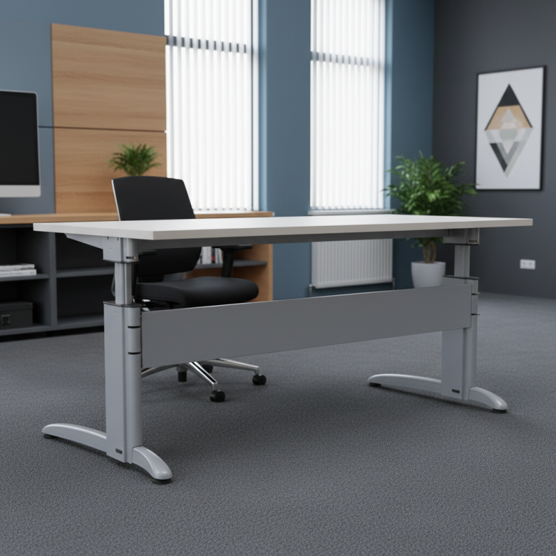 Mesa Doue Blanca Regulable 160cm | Montiel