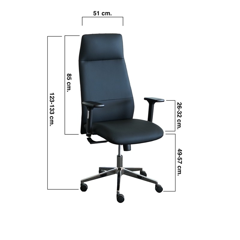 Sillón Dirección Oficina Negro de Lucontract - Montiel