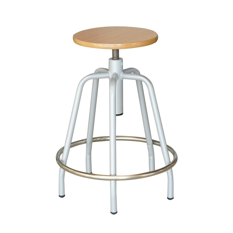 Taburete con Reposapiés Mod. Newton Educación By Kunna