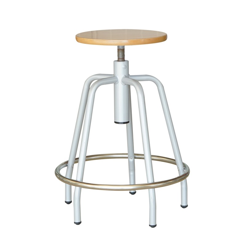 Taburete con Reposapiés Mod. Newton Educación By Kunna