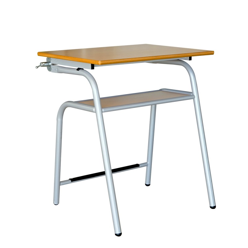 Mesa Elevable Escolar Madera Mod. Newton Educación by Kunna