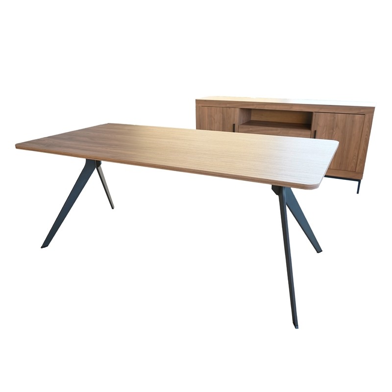 Pack de Oficina Mesa y Aparador Madera de Bogal - Montiel