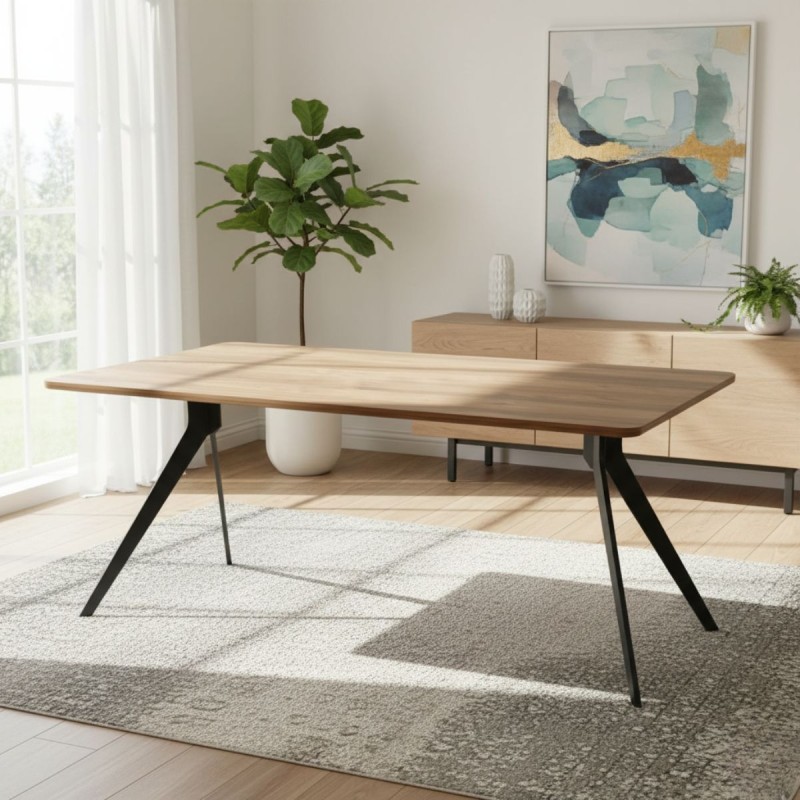 Pack de Oficina Mesa y Aparador Madera de Bogal - Montiel