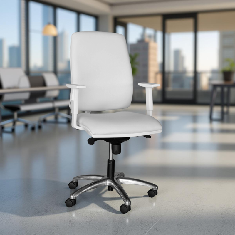 Silla Ergonómica Blanca Absolute de Luyando - Montiel