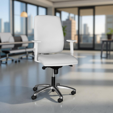 Silla Ergonómica Blanca Absolute de Luyando - Montiel