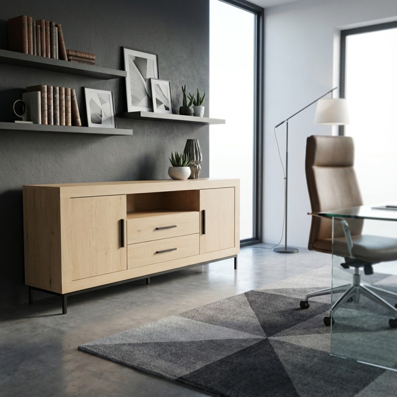 Pack Mesa y Mueble Bajo de Bogal - Montiel