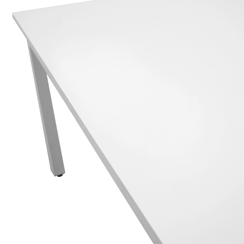 Mesa Blanca Oficina 140x80 cm. Eco de Kunna - Montiel