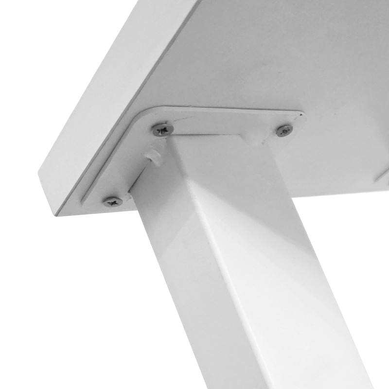 Mesa Blanca Oficina 140x80 cm. Eco de Kunna - Montiel