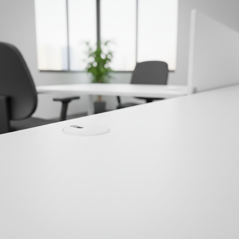 Multipuesto Blanco con Divisorias de Actiu - Montiel