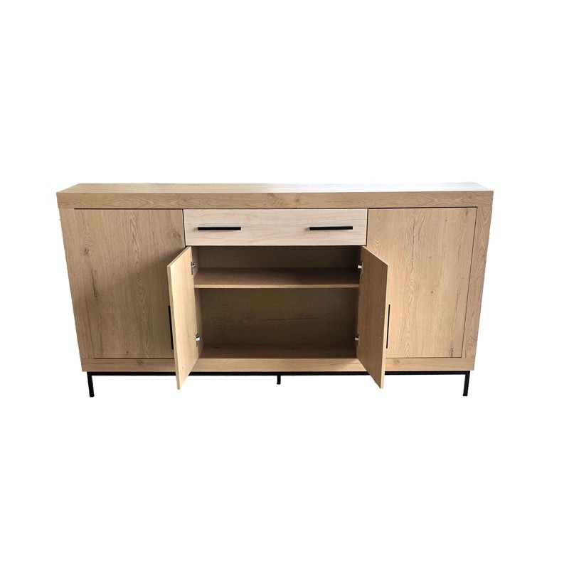 Mueble Aparador Roble 200x40 cm. Pastrana de Bogal - Montiel