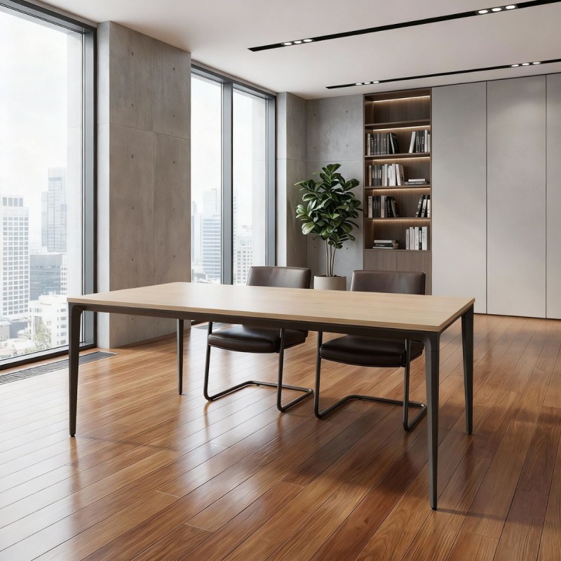 Mesa Oficina Roble 180x90 cm. Ness de Bogal - Montiel