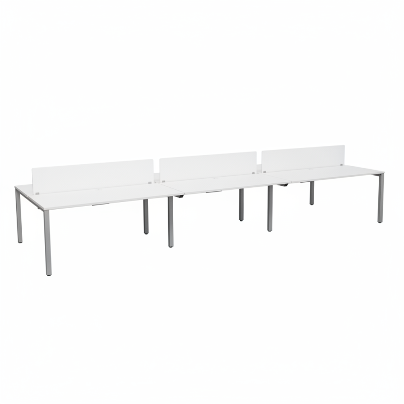 Multipuesto Blanco con Divisorias de Actiu - Montiel