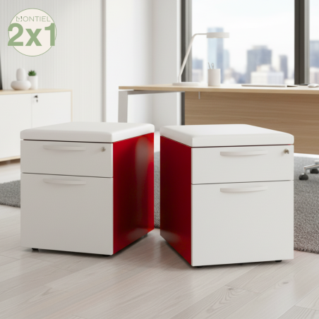 Cajonera con ruedas para oficina de Steelcase - Montiel