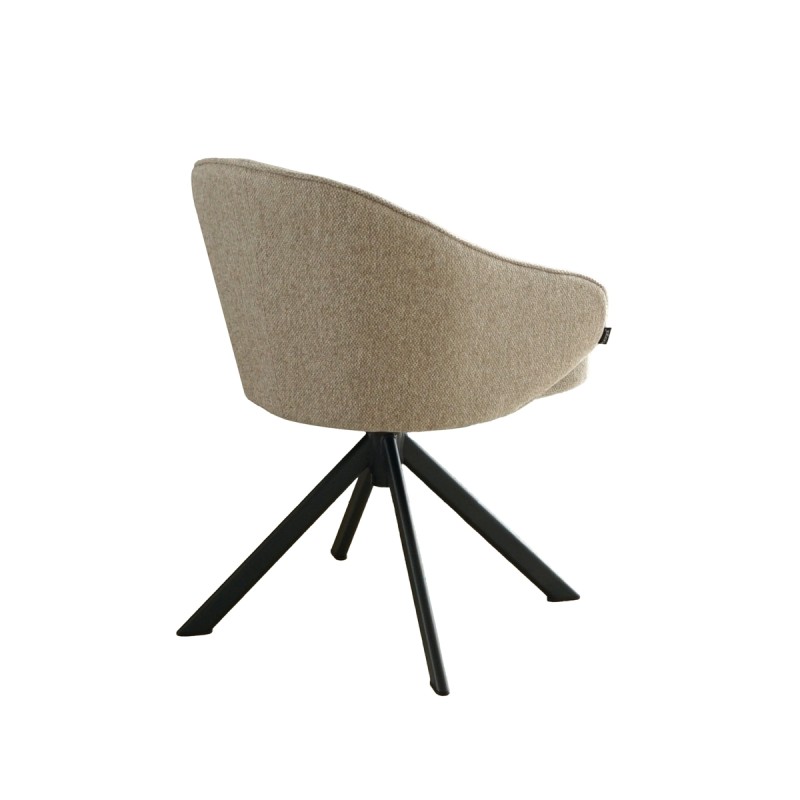 Butaca Recepción Giratoria Marrón Verona de Bogal - Montiel